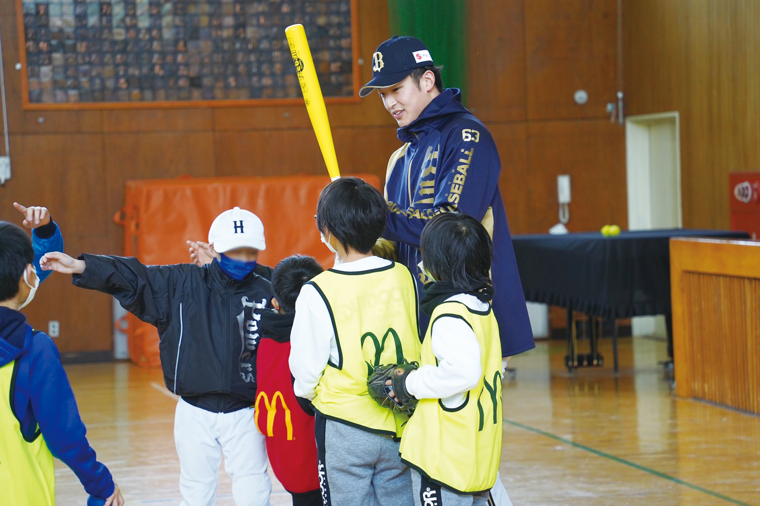 野球体験会の様子